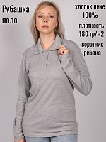 Рубашка поло (пике) женская длин.рукав