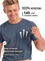 Футболка мужская Х/Б кор.рукав 