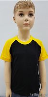 Футболка детская комбинированная