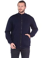 Толстовка мужская без капюшона на молнии  Толстовка мужская без капюшона на молнии