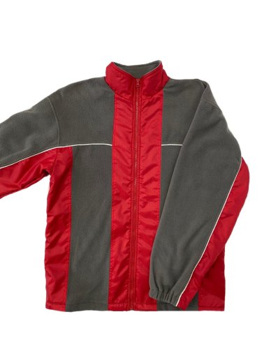 Толстовка мужская ворот стойка флис на молнии,вставка оксфорд,с кантом.