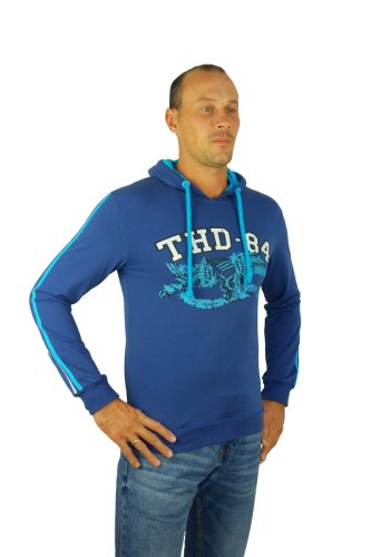 Толстовка с капюшоном и принтом без молнии (THD) Толстовка с капюшоном и принтом без молнии (THD)