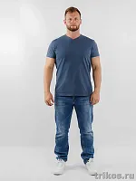 Футболка мужская V-обр.вырез Футболка мужская V-обр.вырез