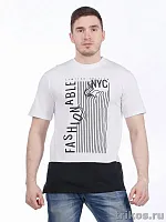 Футболка мужская короткий рукав с шелкографией