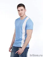 Футболка полиэстер мужская  комбинированная