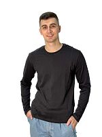 Футболка мужская длинный рукав прошитая 