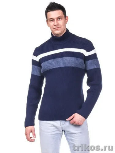 Свитер мужской вязаный (лапша) ворот стойка, комбинированный. Свитер мужской вязаный (лапша) ворот стойка, комбинированный.