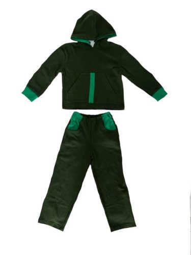 Костюм детский 2-х нитка (толстовка с капюшоном карман кенгуру +брюки) 