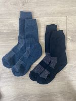 Комплект вязаных СПОРТИВНЫХ  носок (2 пары)