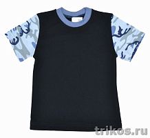 Футболка детская комбинированная