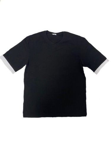 Футболка мужская (кулирка с лайкр.) кор.рукав комбинированная 