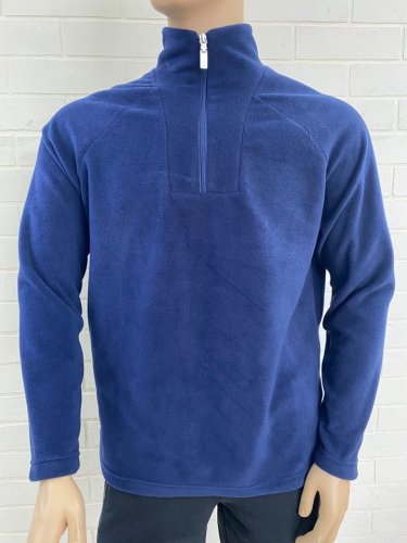 Толстовка флис мужская без капюшона на молнии горловина