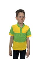 Рубашка поло воротник стойка кор.рукав