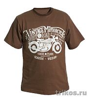 Футболка мужская Х/Б с шелкографией "VintageMotorcycle" 