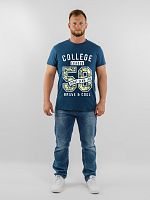 Футболка мужская Х/Б с шелкографией 