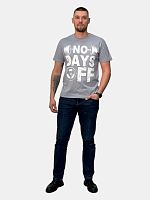 Футболка мужская Х/Б короткий рукав с шелкографией 