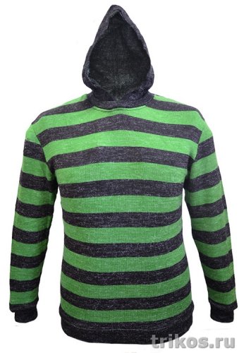 Свитшот мужской полоса с капюшоном Свитшот мужской полоса с капюшоном