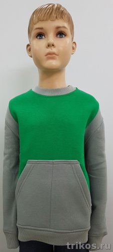 Толстовка детская 3-х нитка комбинированная