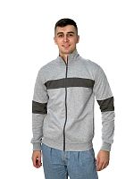 Олимпийка со вставками,карман листочка  Олимпийка со вставками,карман листочка