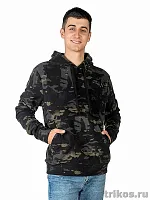 Шот мужской флис  с капюшоном