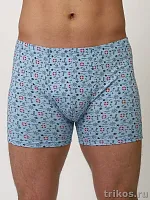 Трусы боксеры мужские набивка "якорь"