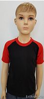 Футболка детская комбинированная