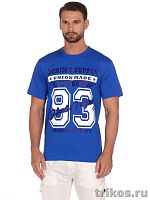 Футболка мужская Х/Б короткий рукав с шелкографией 
