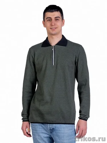 Толстовка мужская горловина на молнии 