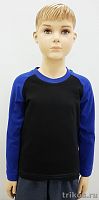 Футболка детская длинный рукав комбинированная