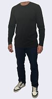 Футболка мужская (кулирка с лайкр.)  длин.рукав