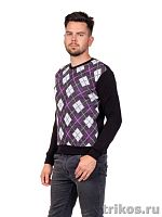 Джемпер вязаный  Ромб 